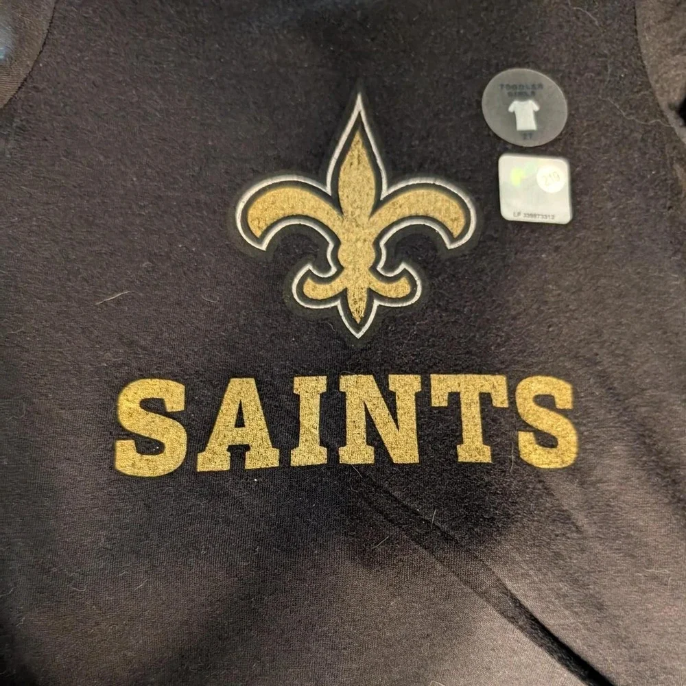 2T NFL Saints babygirl outfit
